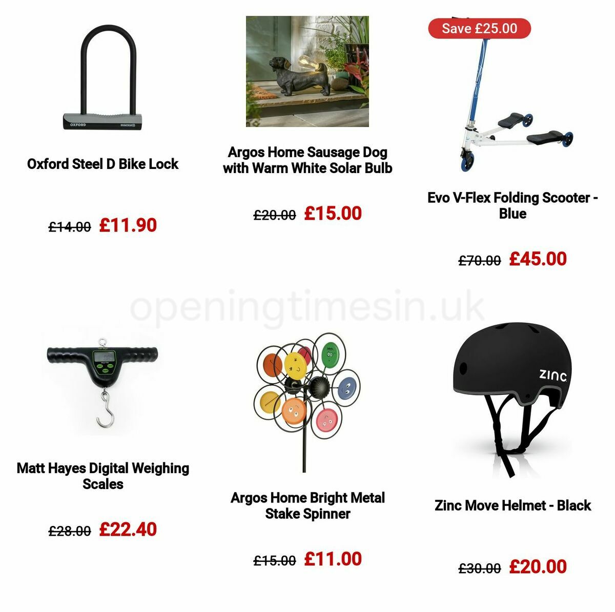 Argos Offers from 22 May