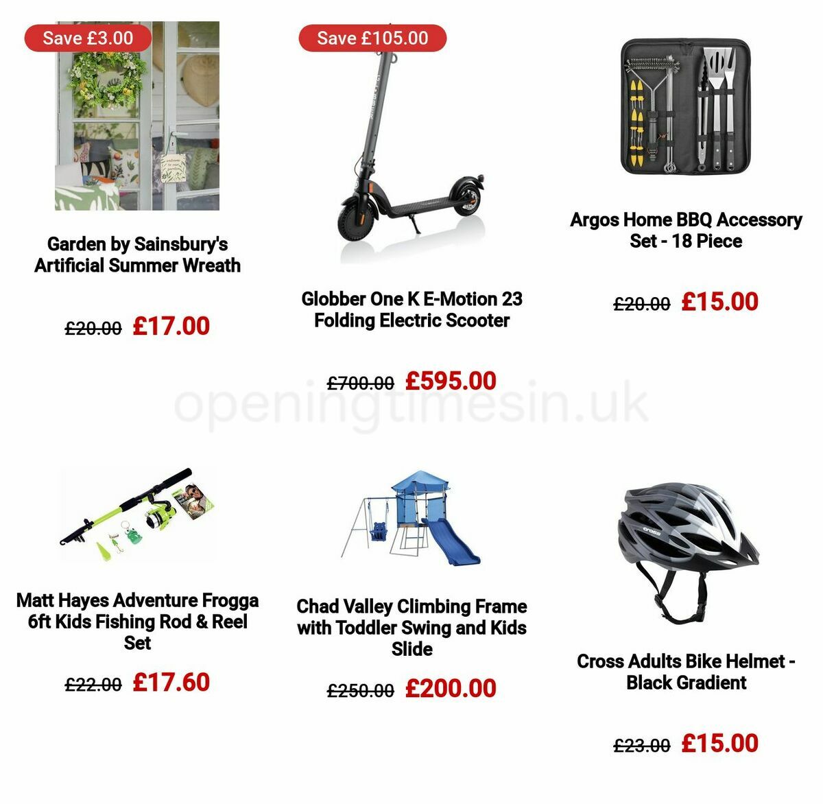 Argos Offers from 22 May