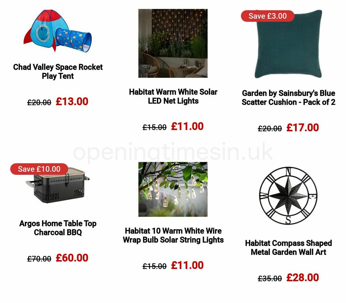 Argos Offers from 22 May