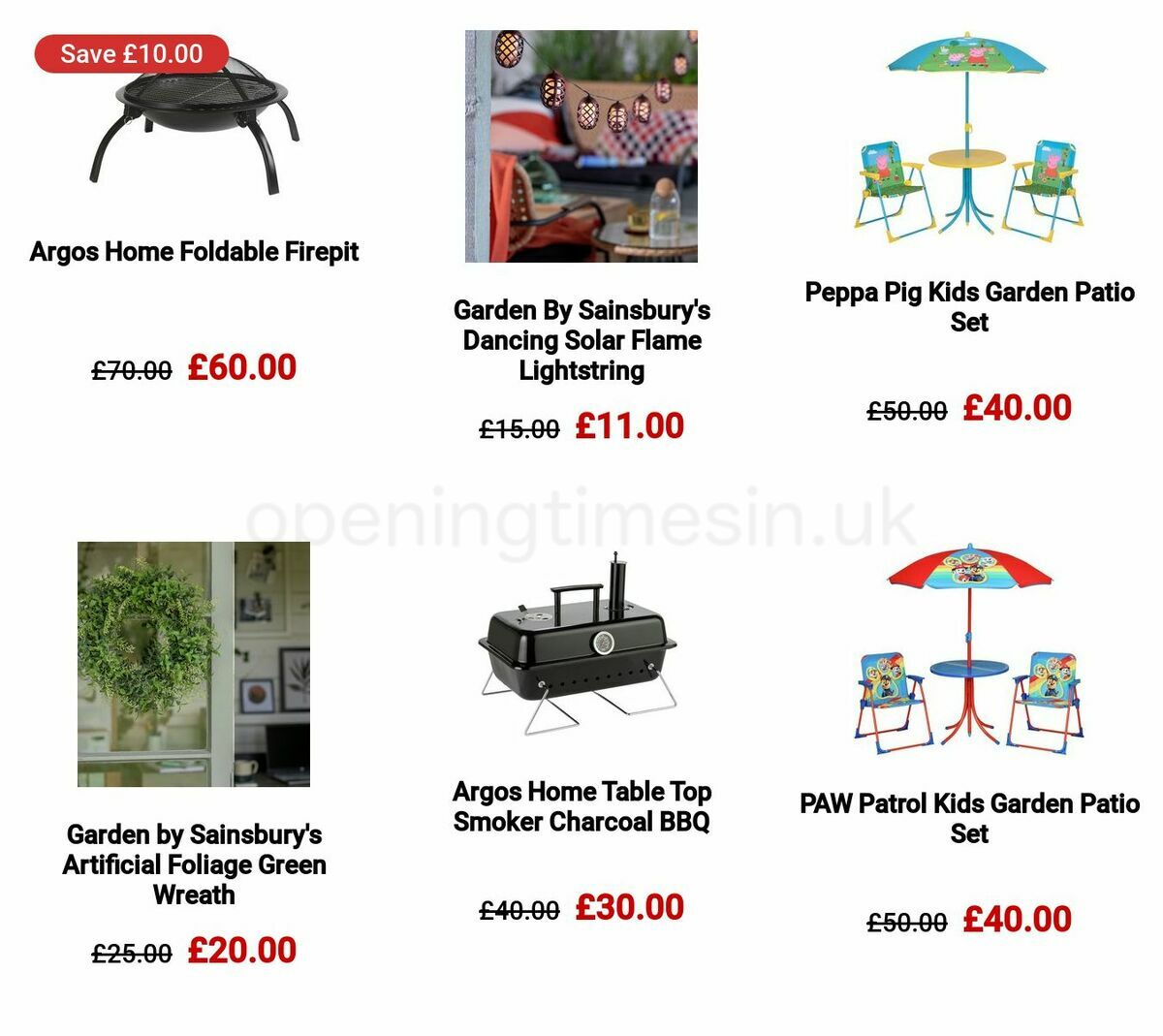 Argos Offers from 22 May
