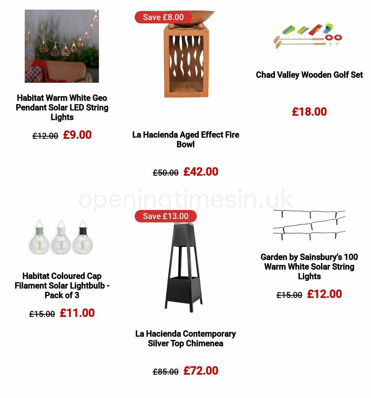 Argos Offers from 22 May