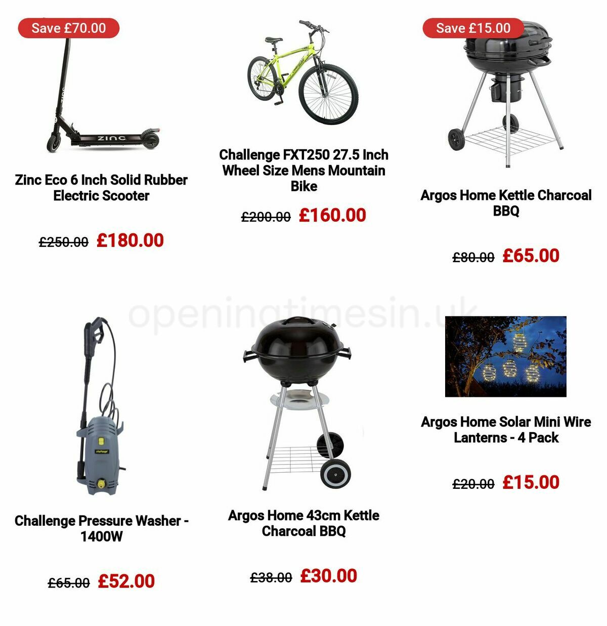 Argos Offers from 22 May
