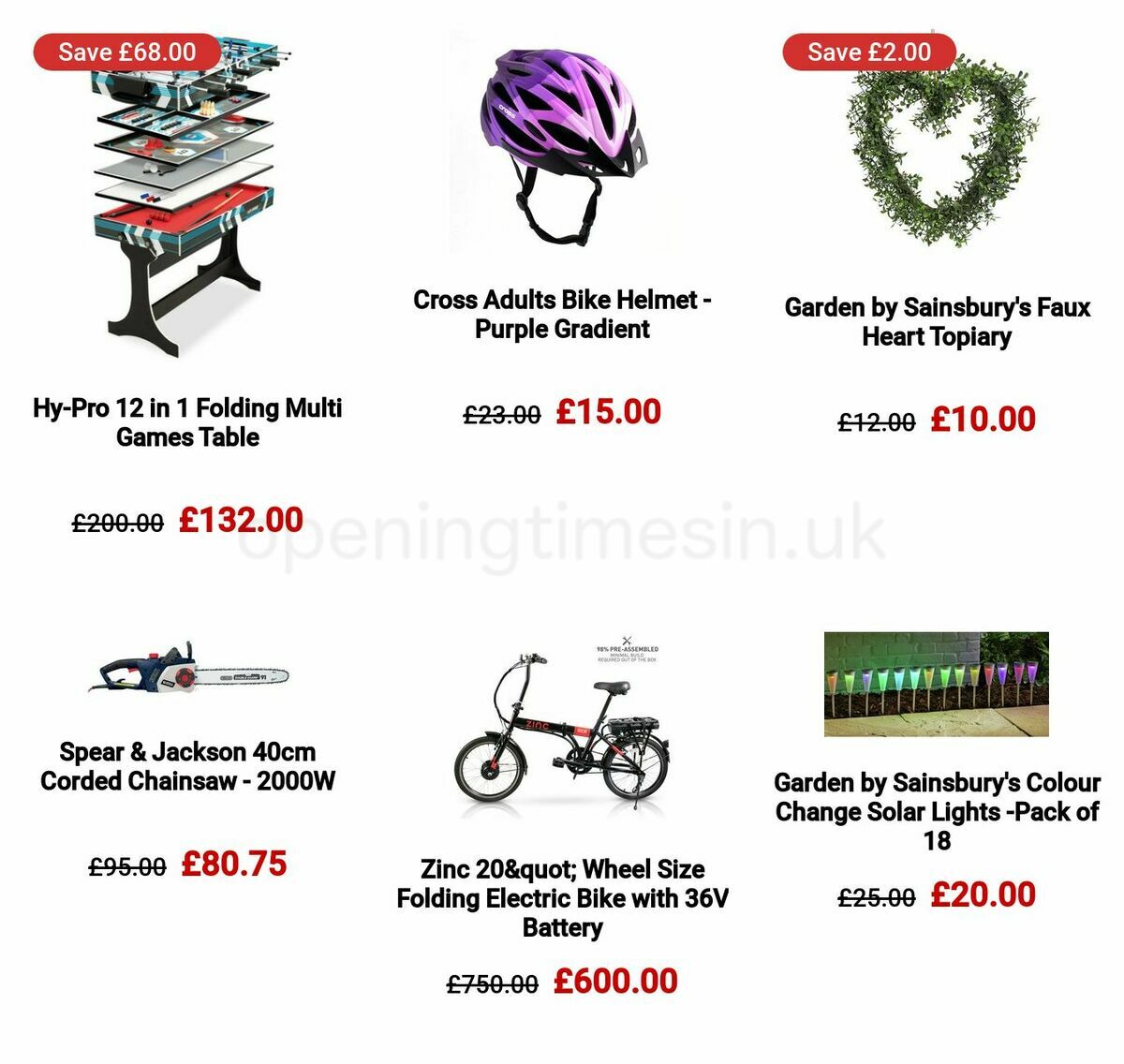 Argos Offers from 22 May