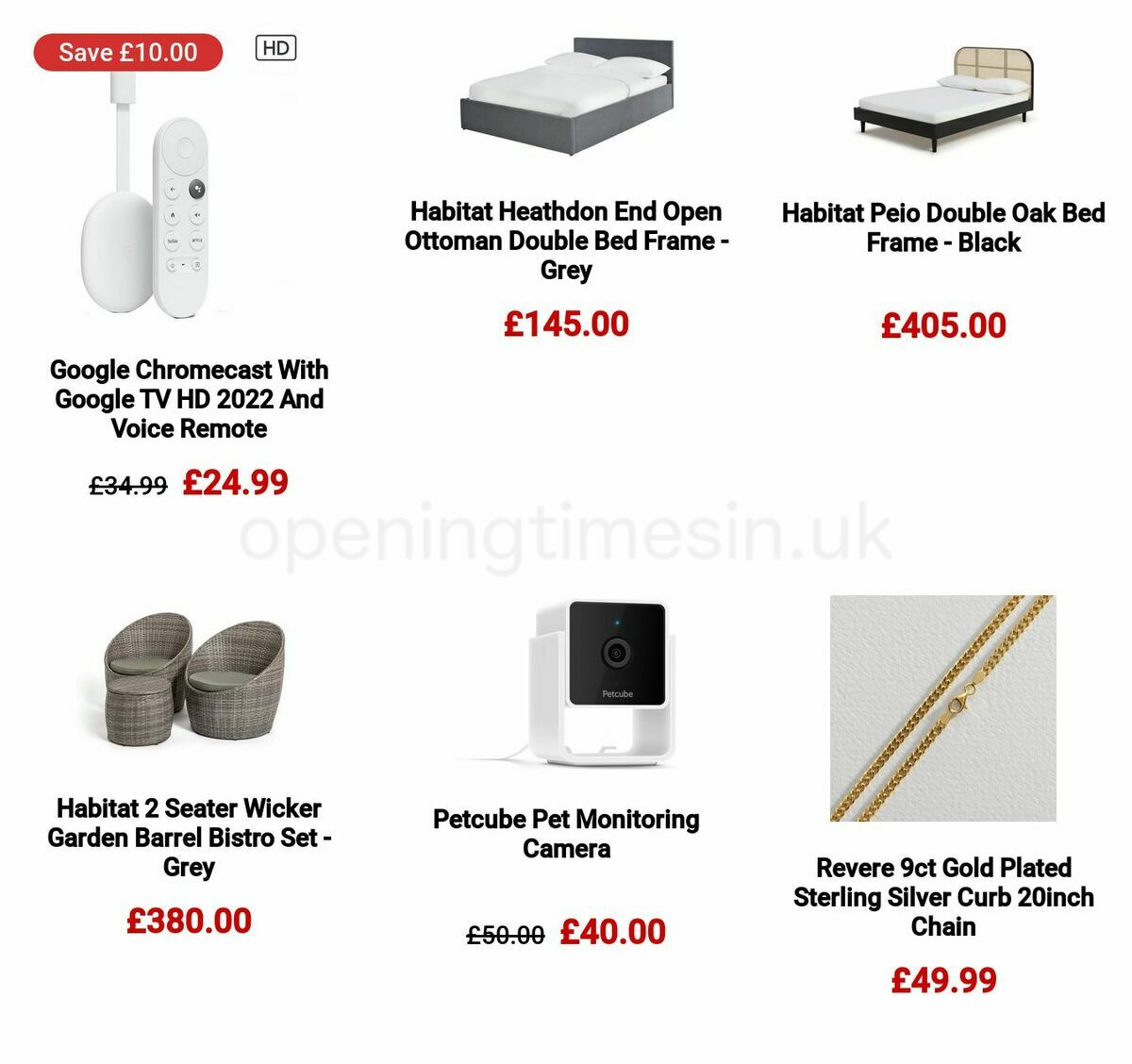 Argos Offers from 26 May