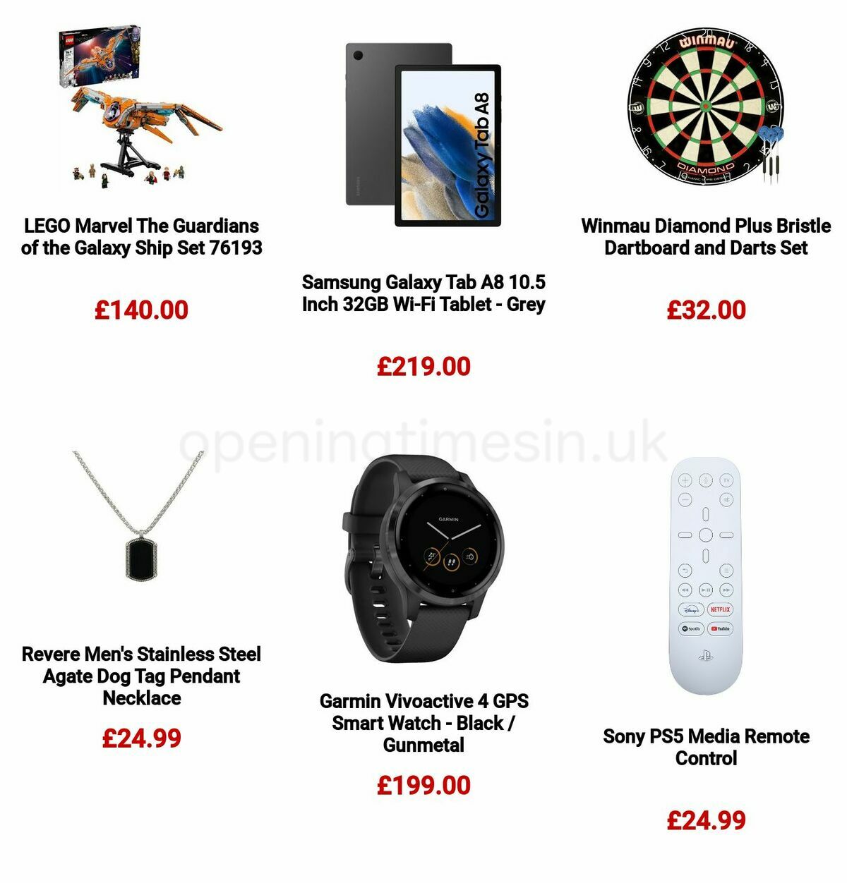 Argos Father's Day Offers from 29 May