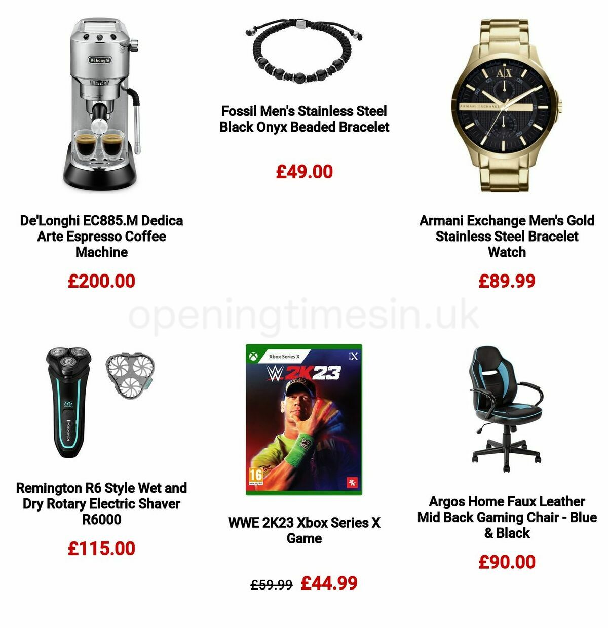 Argos Father's Day Offers from 29 May