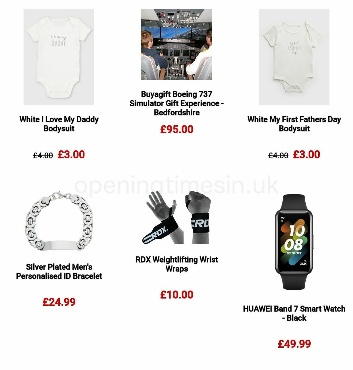 Argos Father's Day Offers from 29 May