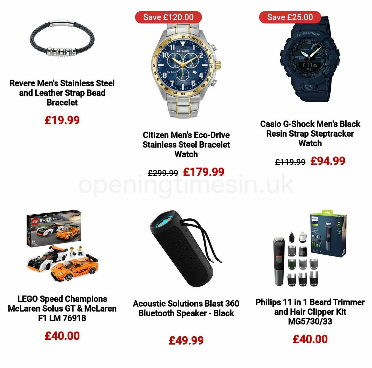 Argos Father's Day Offers from 29 May