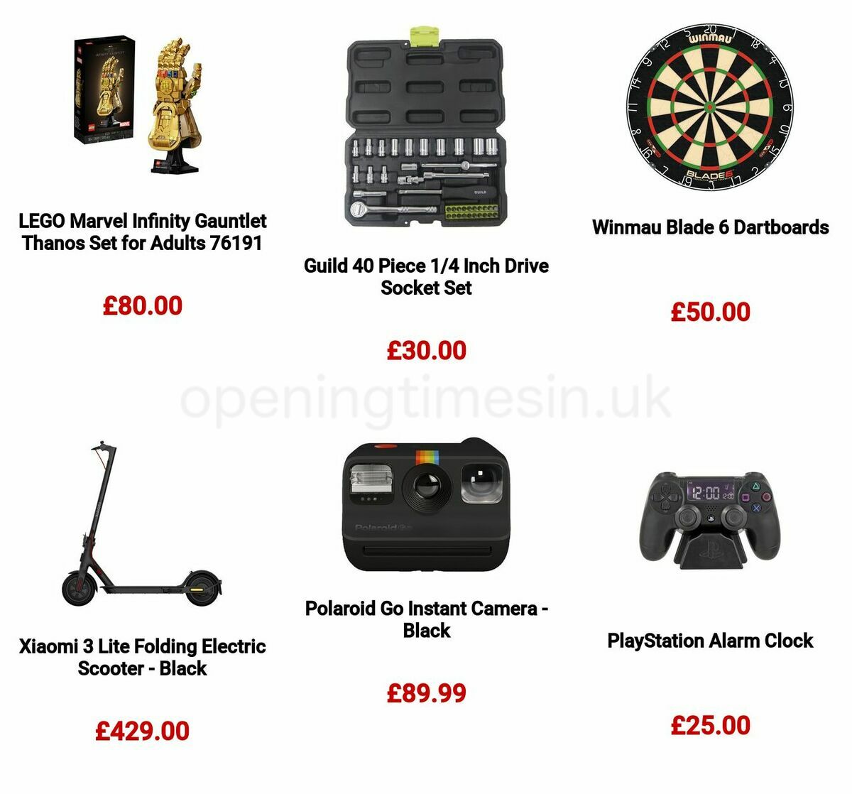 Argos Father's Day Offers from 29 May