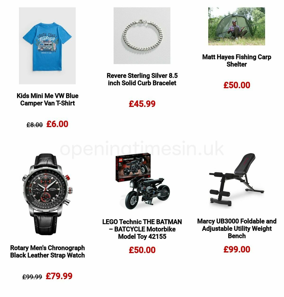 Argos Father's Day Offers from 29 May
