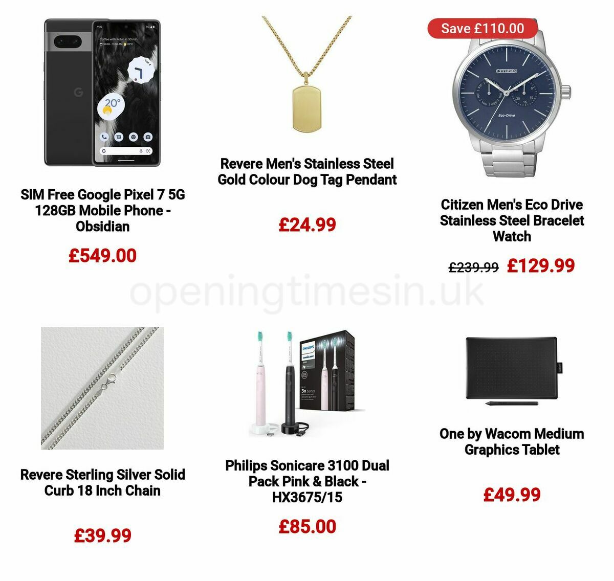 Argos Father's Day Offers from 29 May