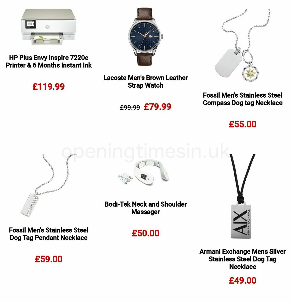 Argos Father's Day Offers from 29 May