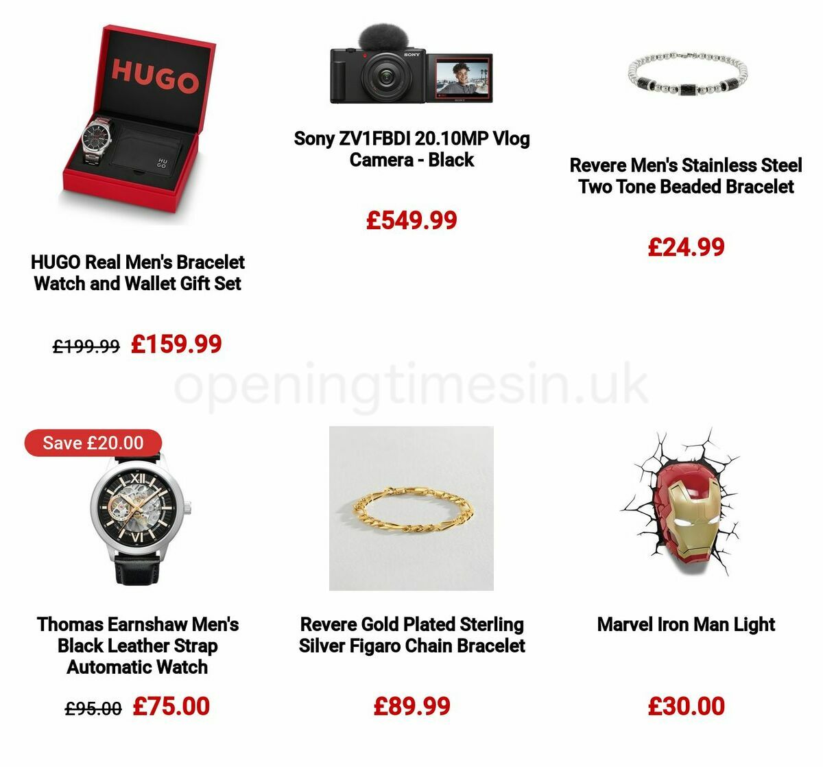 Argos Father's Day Offers from 29 May