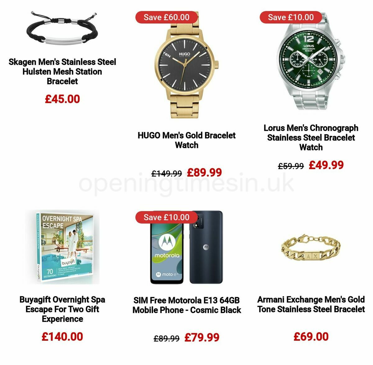 Argos Father's Day Offers from 29 May