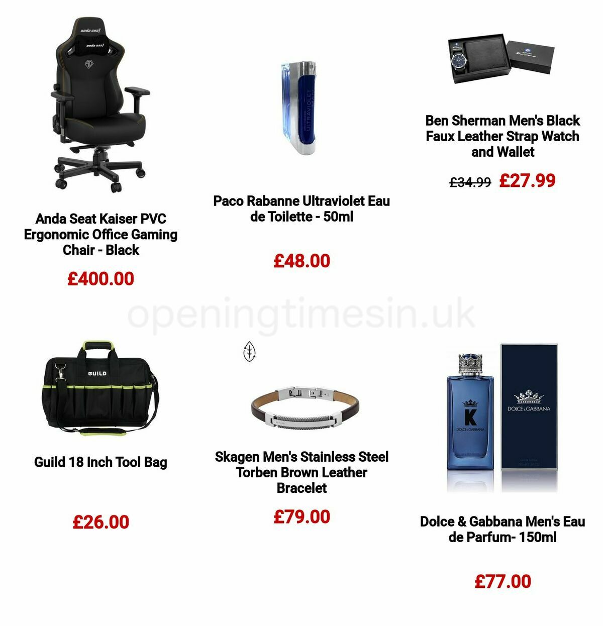 Argos Father's Day Offers from 29 May