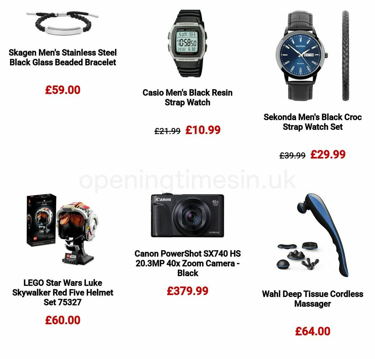 Argos Father's Day Offers from 29 May
