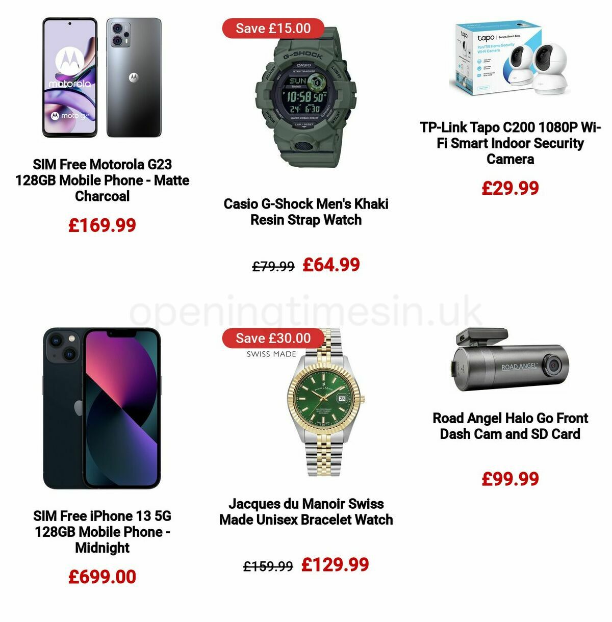 Argos Father's Day Offers from 29 May
