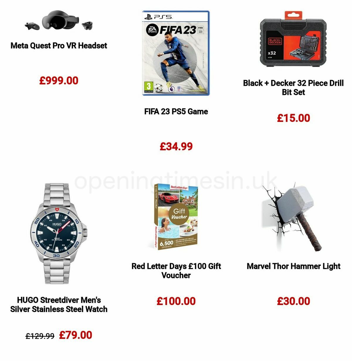 Argos Father's Day Offers from 29 May