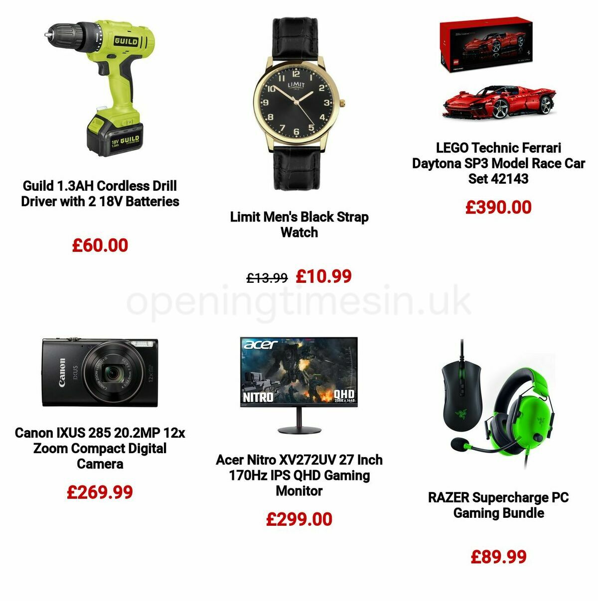 Argos Father's Day Offers from 29 May