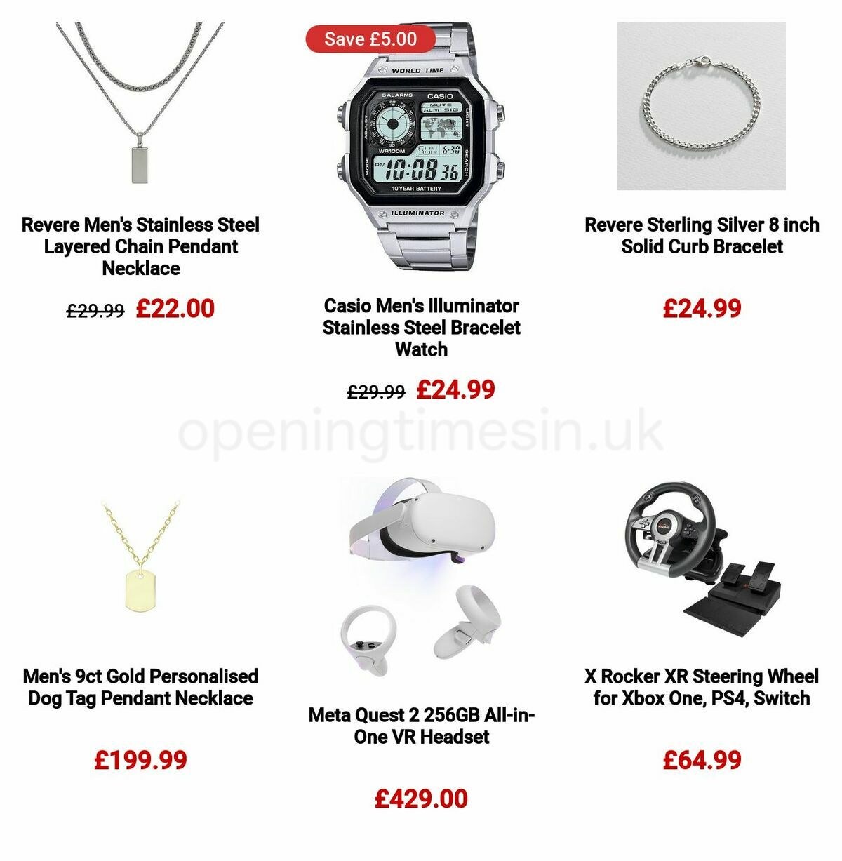 Argos Father's Day Offers from 29 May