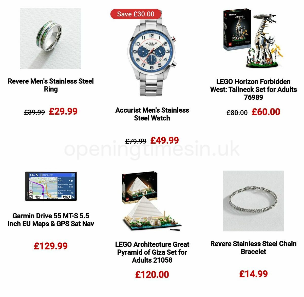 Argos Father's Day Offers from 29 May