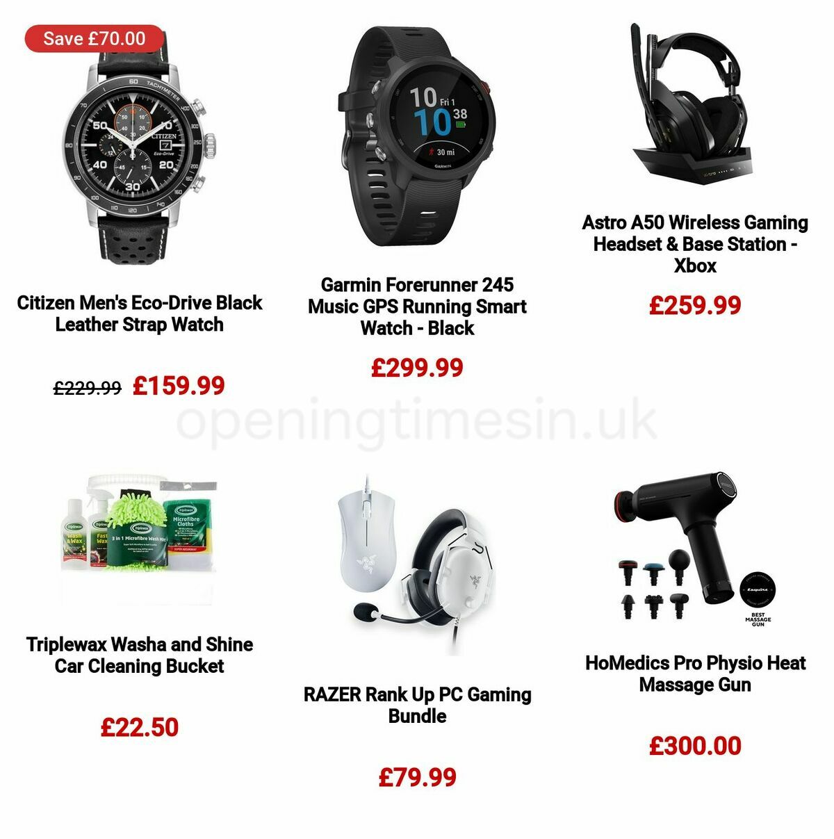 Argos Father's Day Offers from 29 May