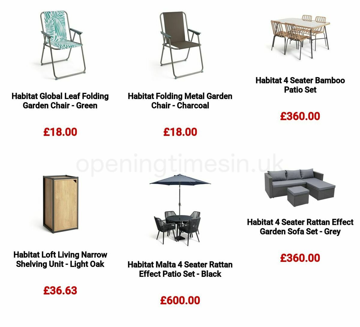 Argos Offers from 1 June