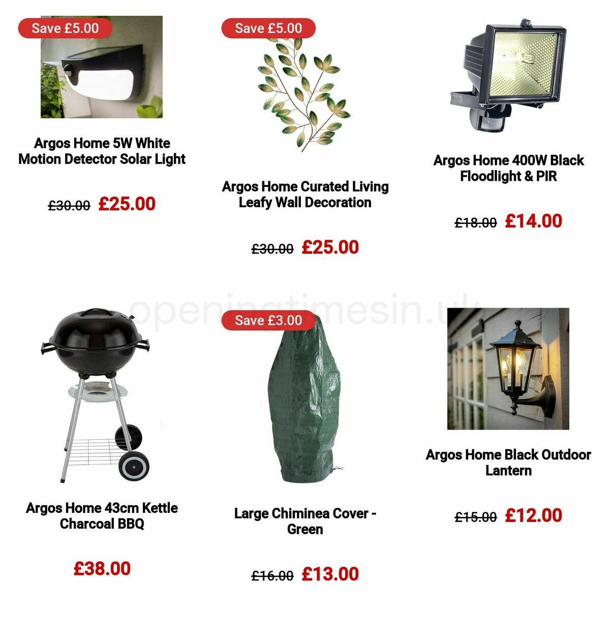 Argos Offers from 12 June