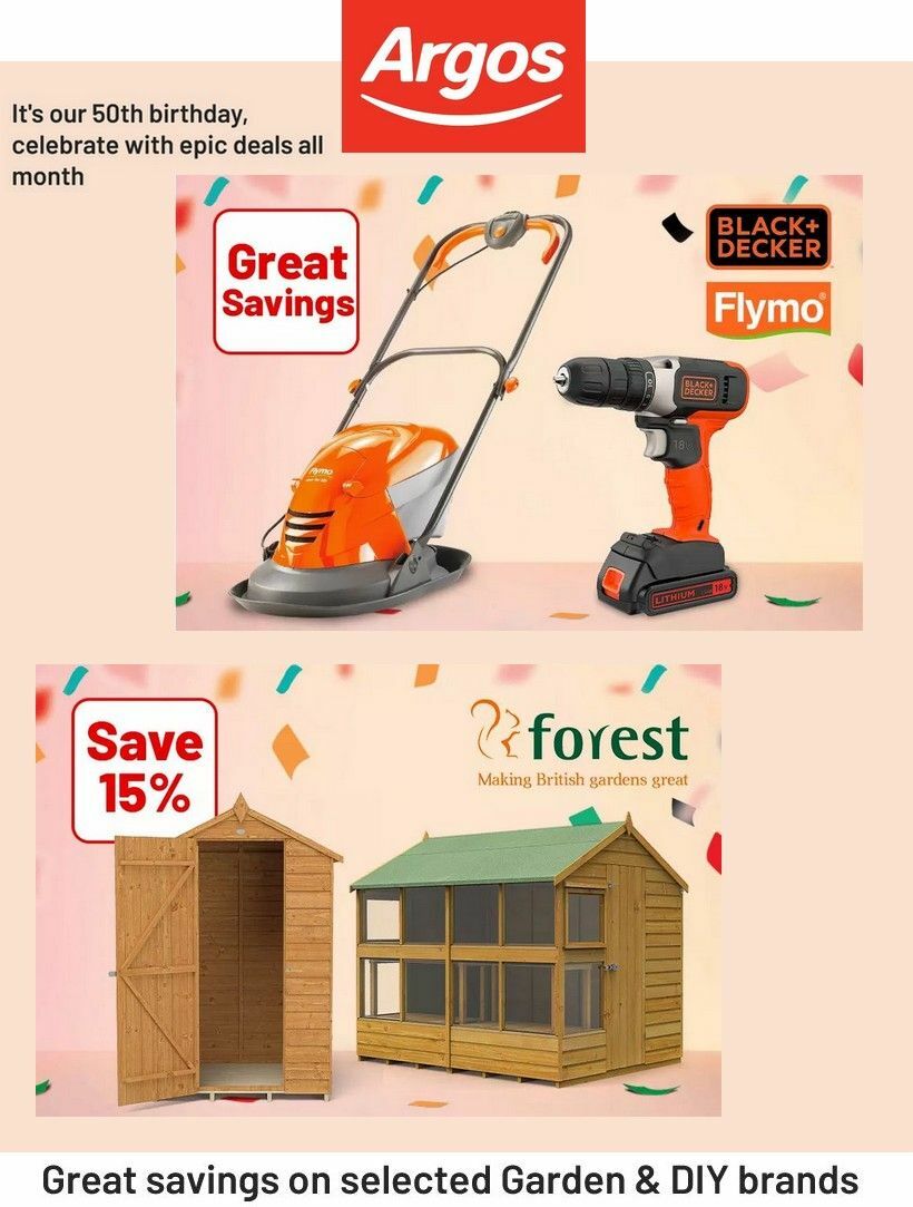 Argos Offers from 3 July