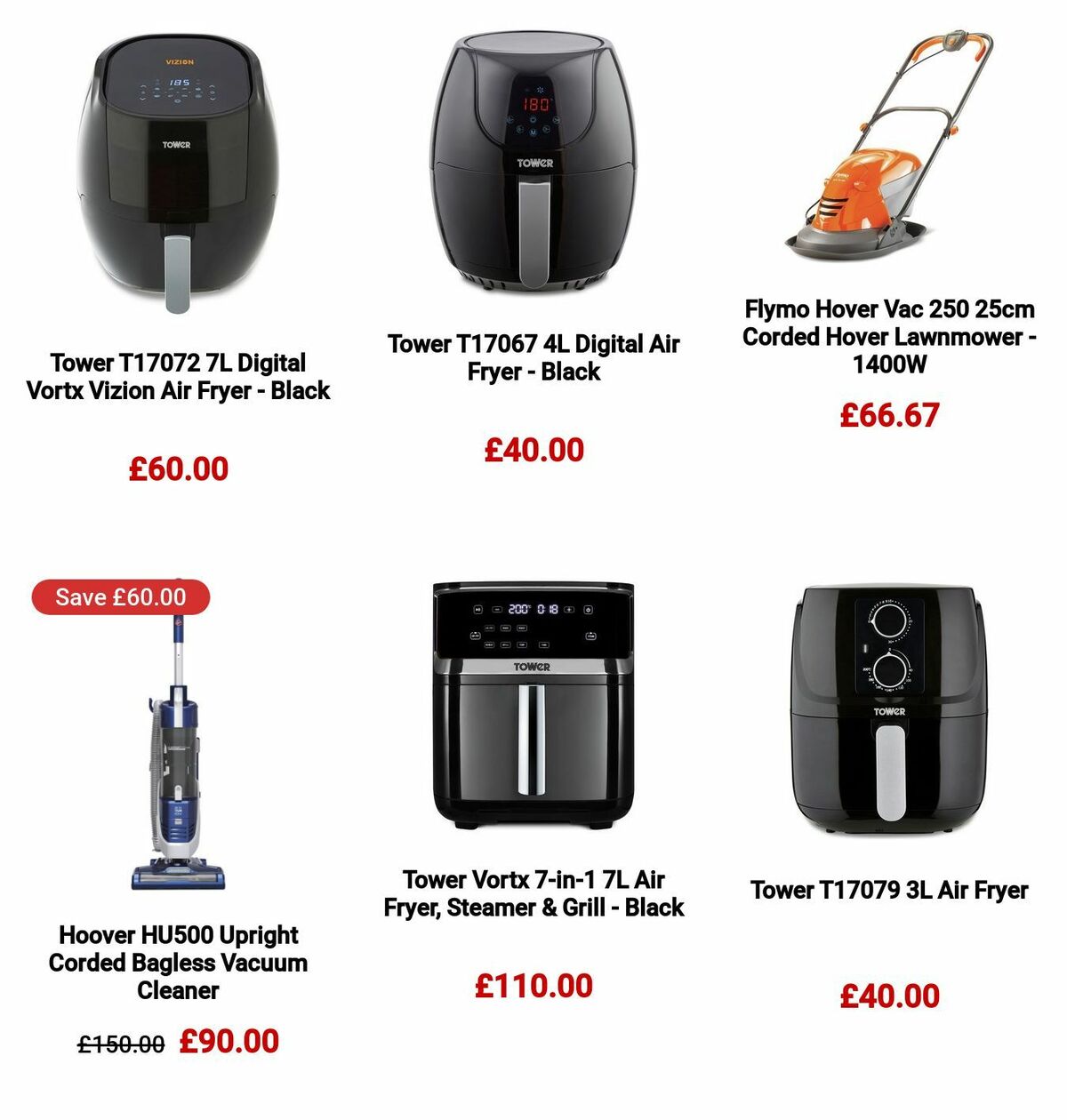 Argos Great savings on selected appliance brands Offers from 3 July