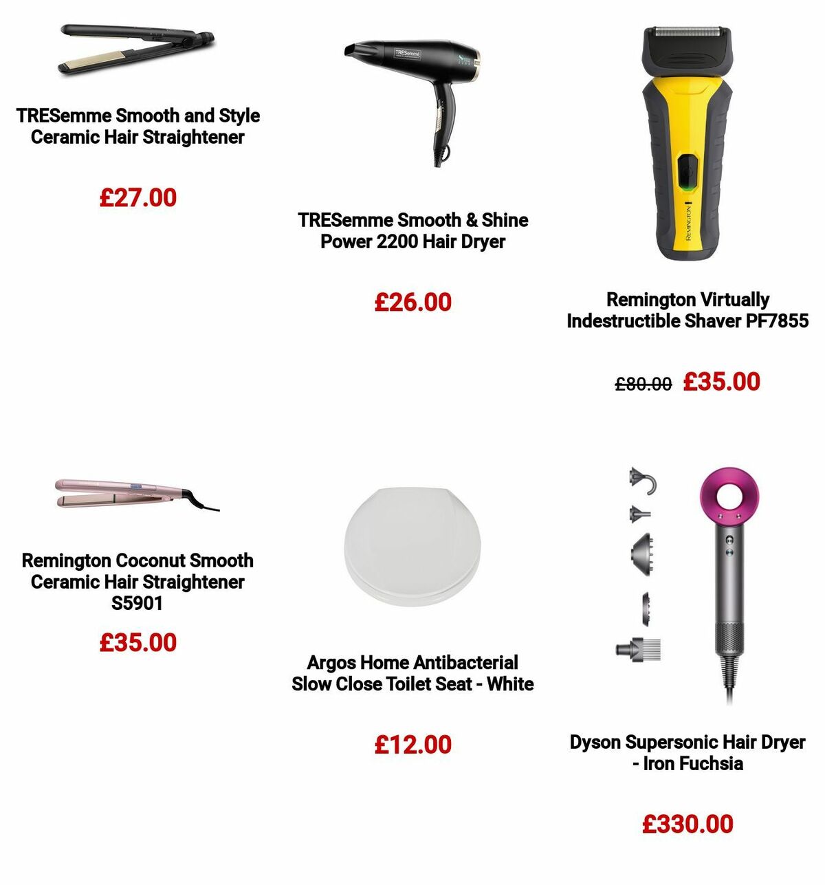 Argos Great savings on selected appliance brands Offers from 3 July