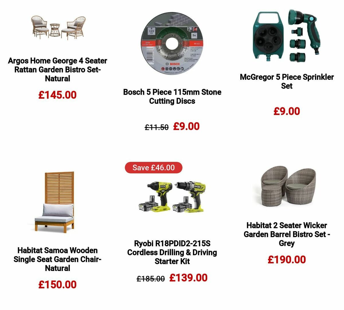 Argos Offers from 24 July