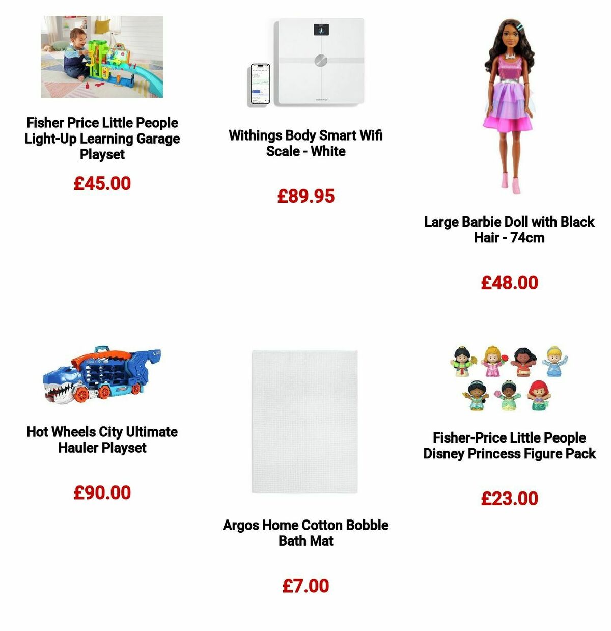 Argos Offers from 7 August