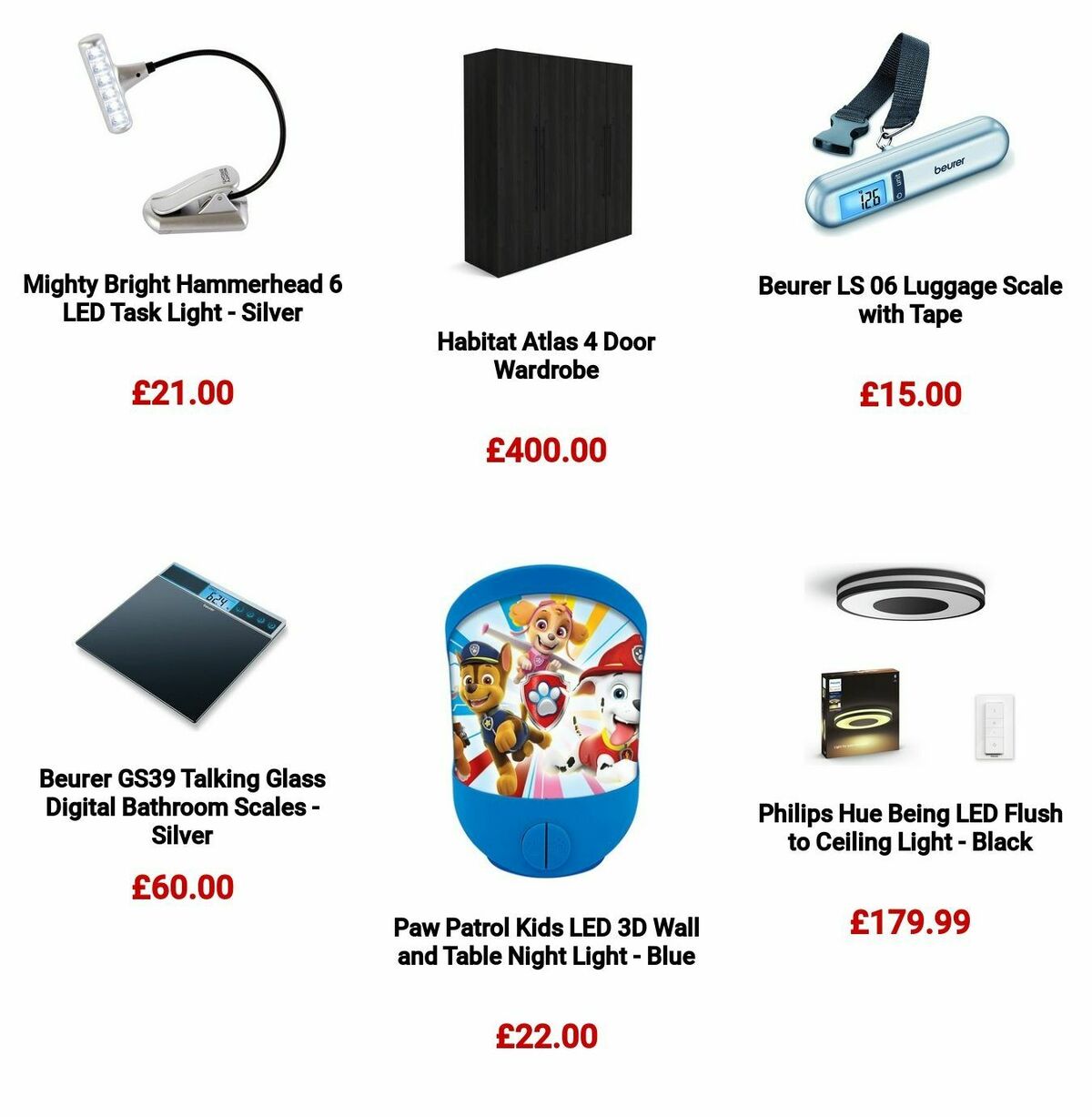 Argos Offers from 7 August