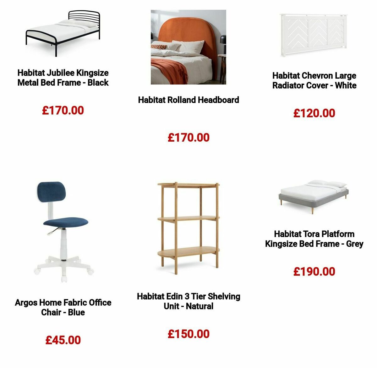 Argos Offers from 7 August