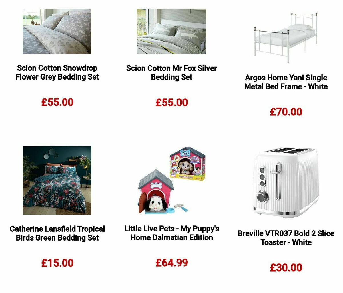 Argos Offers from 7 August
