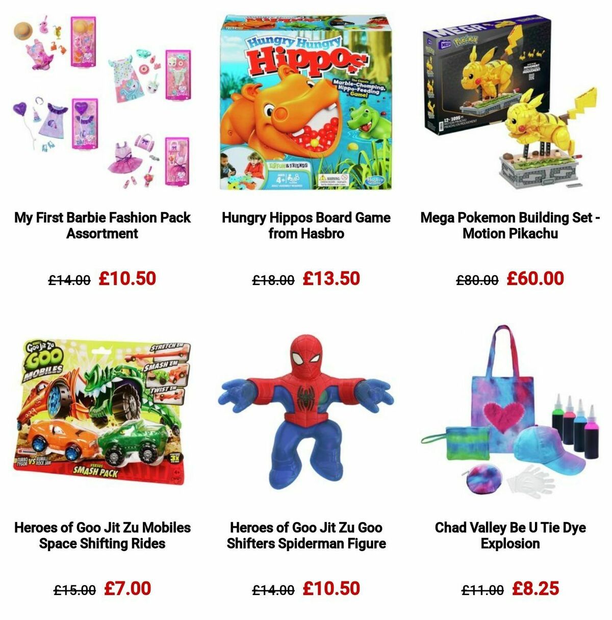 Argos Offers from 9 October