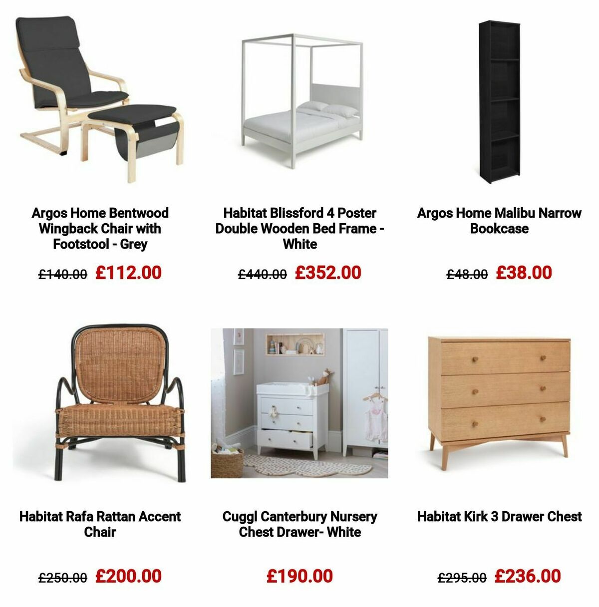 Argos Offers from 16 October