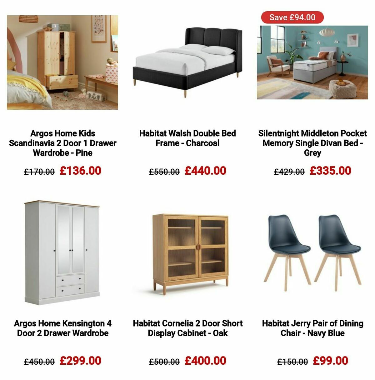 Argos Offers from 16 October