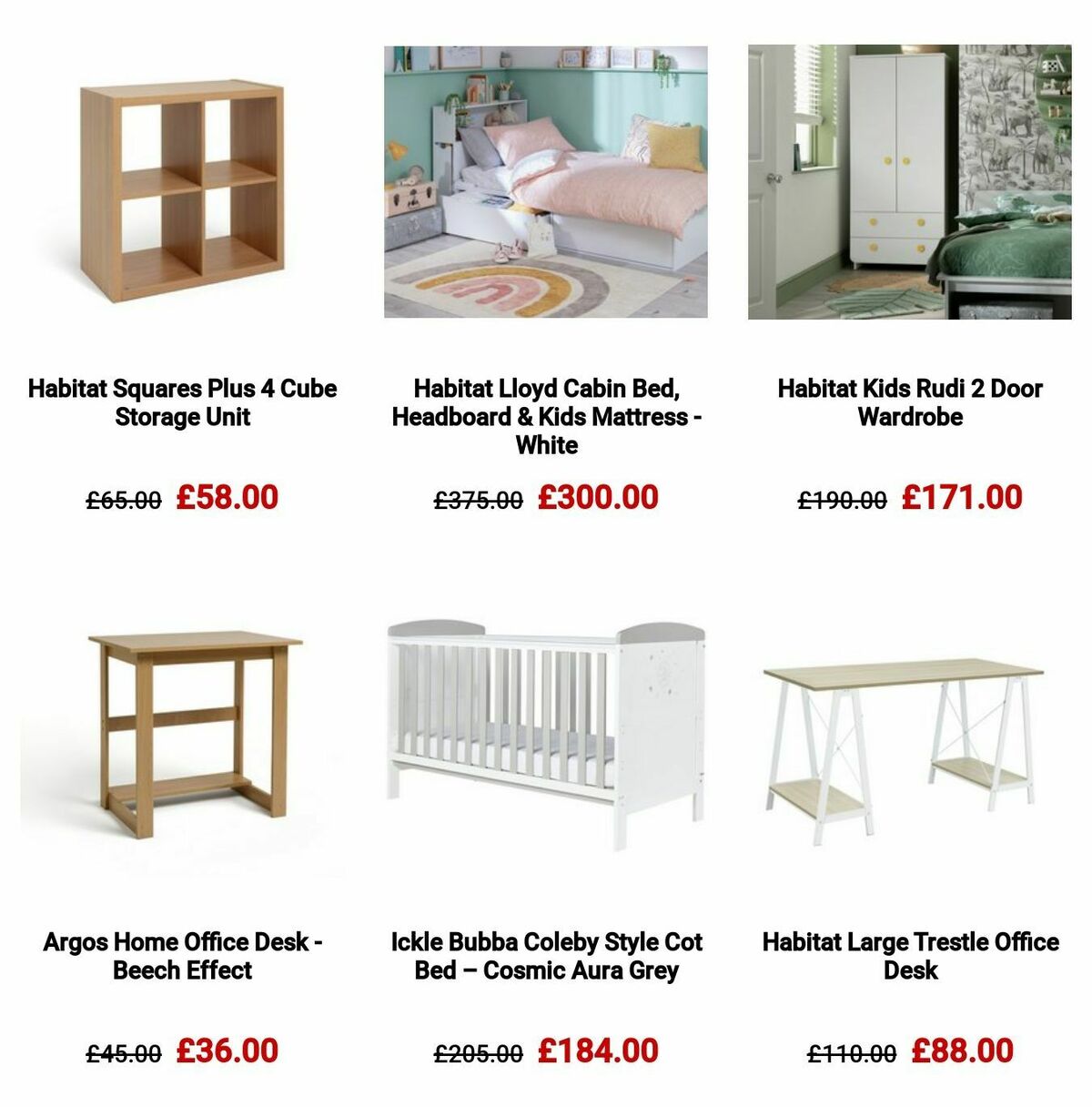 Argos Offers from 16 October