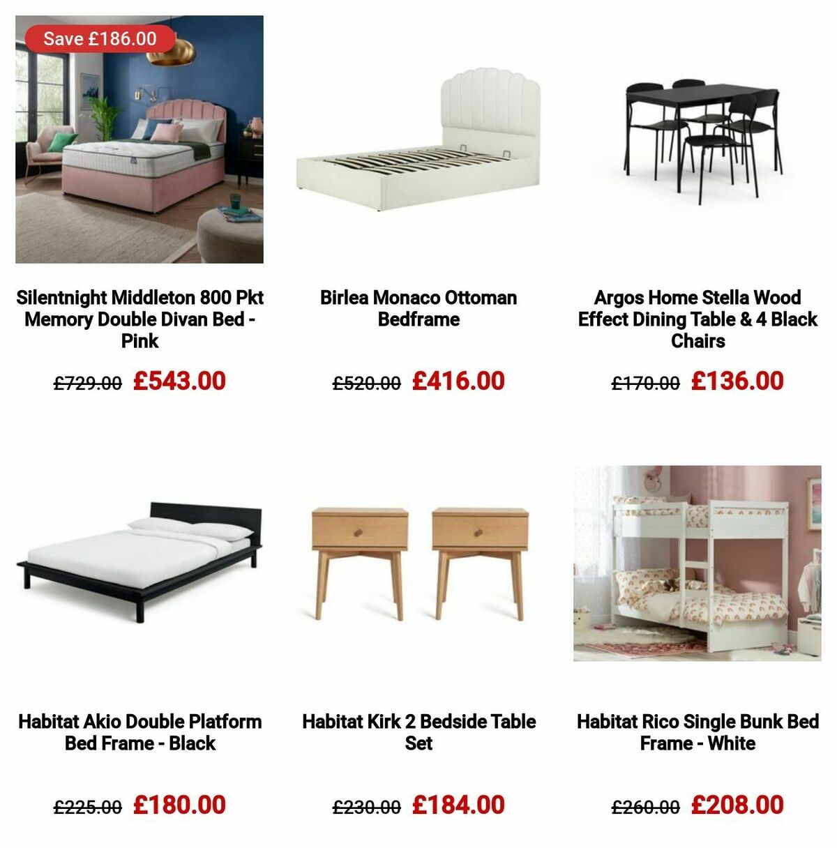 Argos Offers from 16 October
