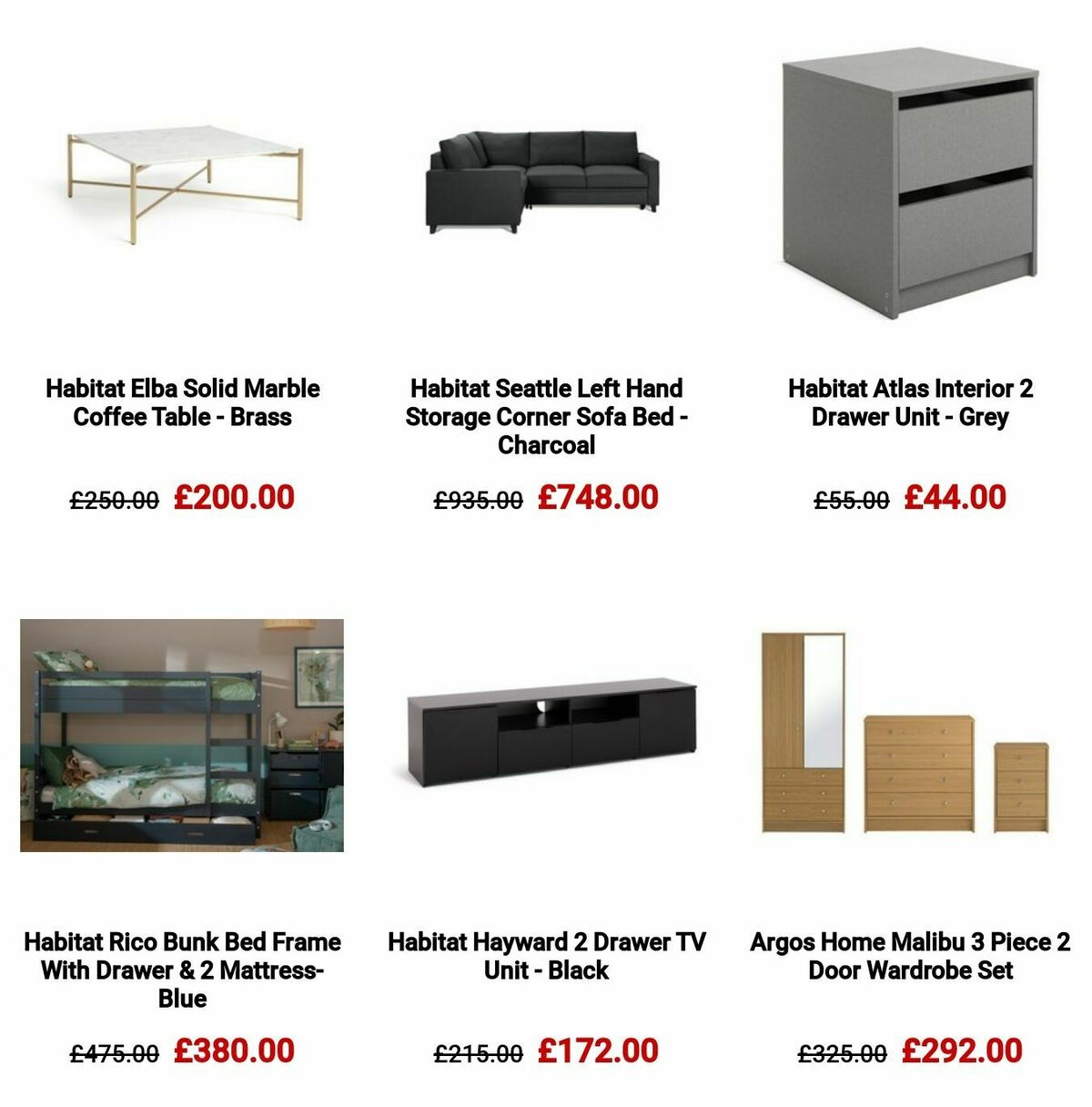 Argos Offers from 16 October