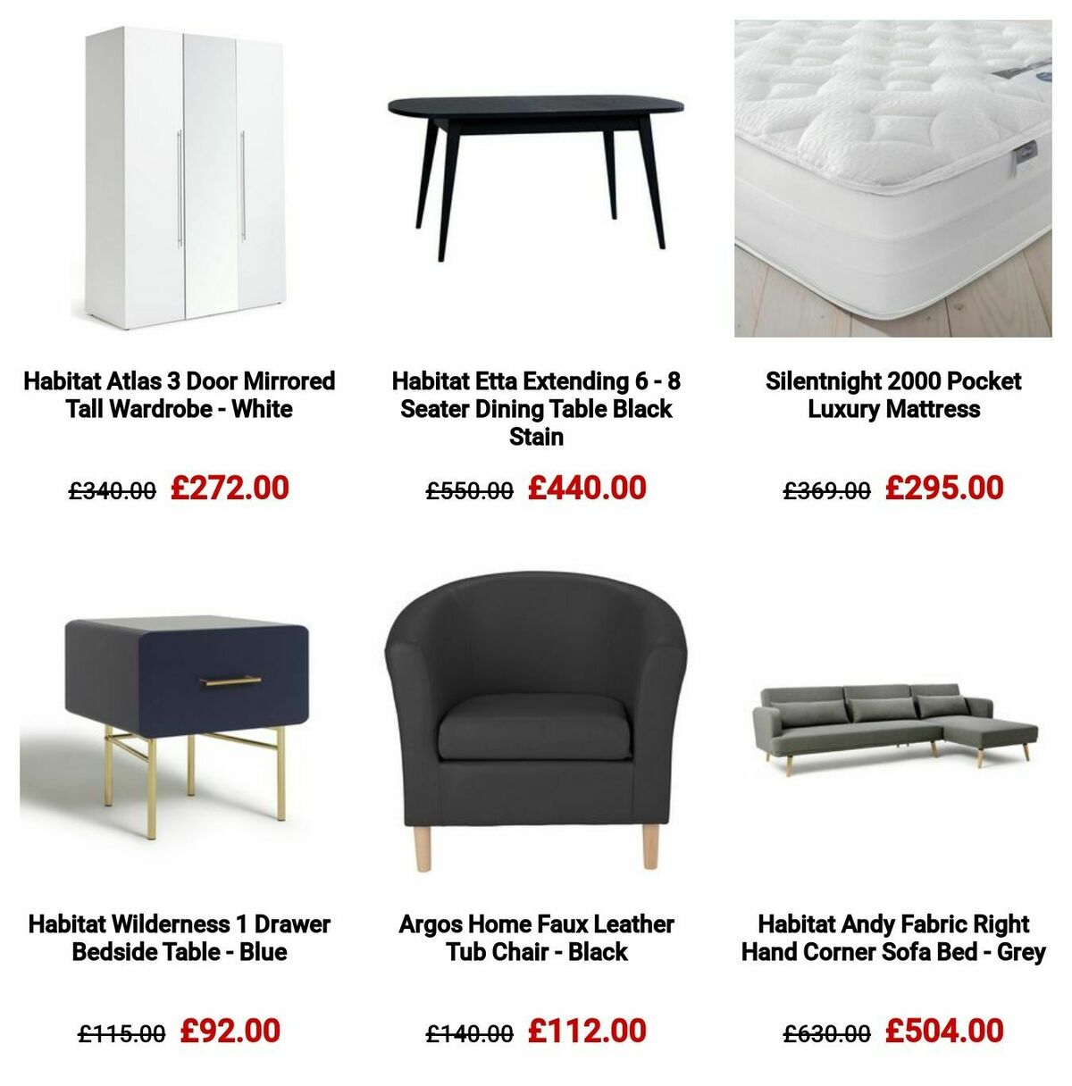 Argos Offers from 16 October