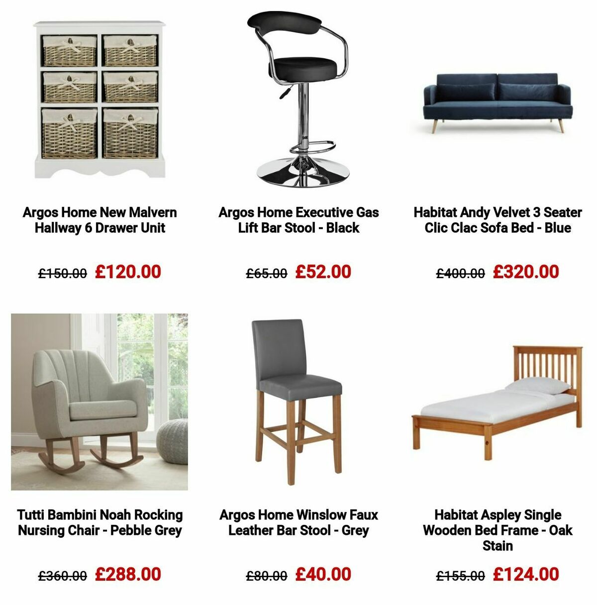 Argos Offers from 16 October