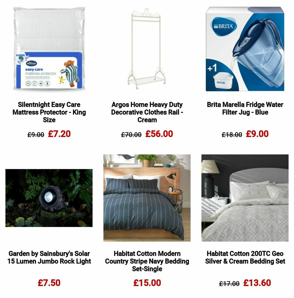 Argos Offers from 30 October
