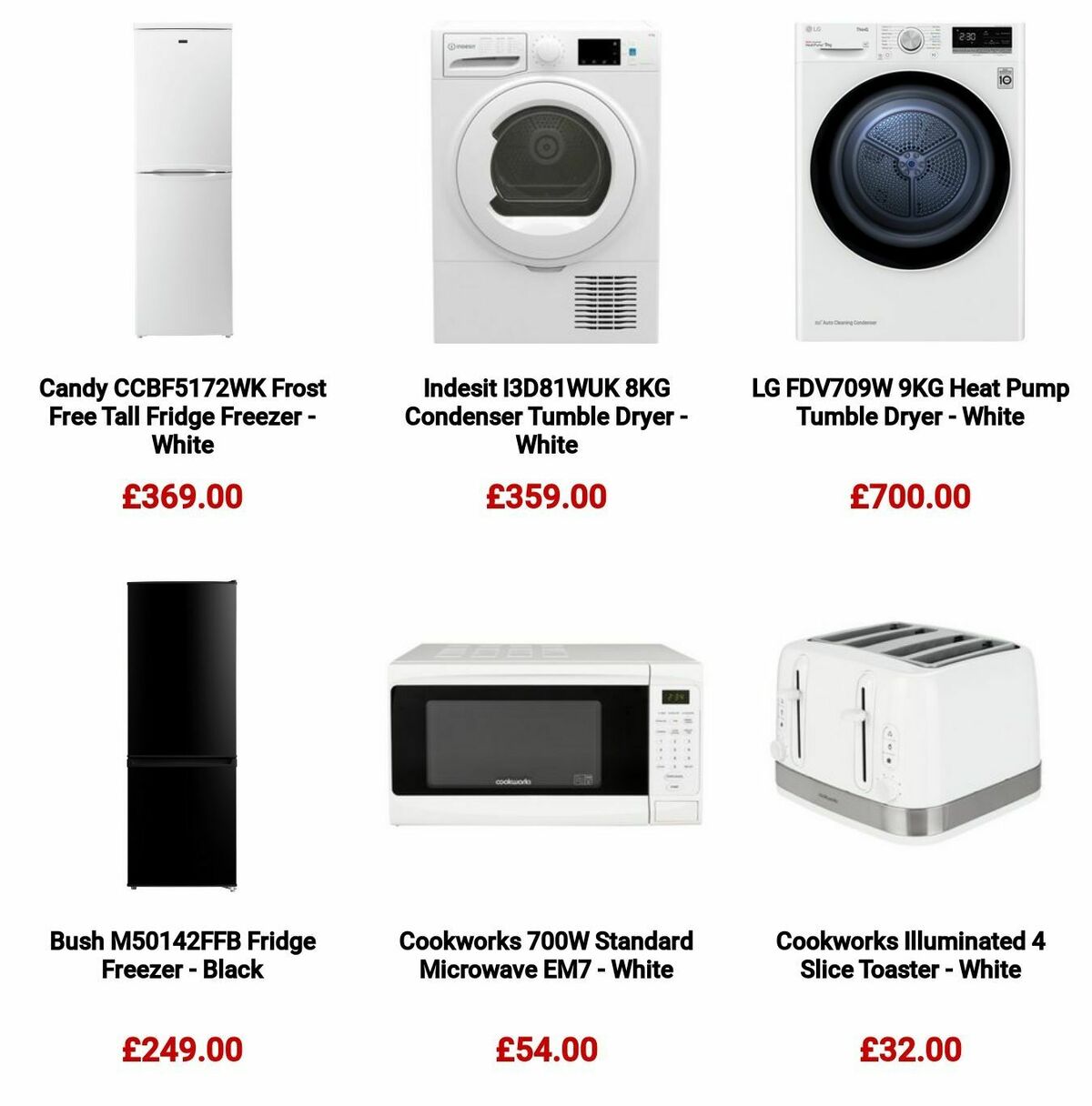 Argos Offers from 30 October