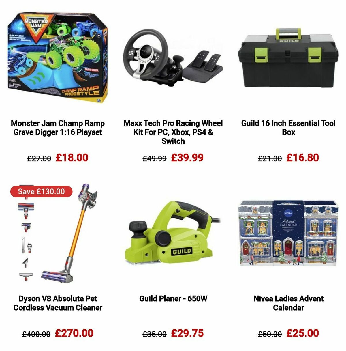 Argos Black Friday Offers from 1 November