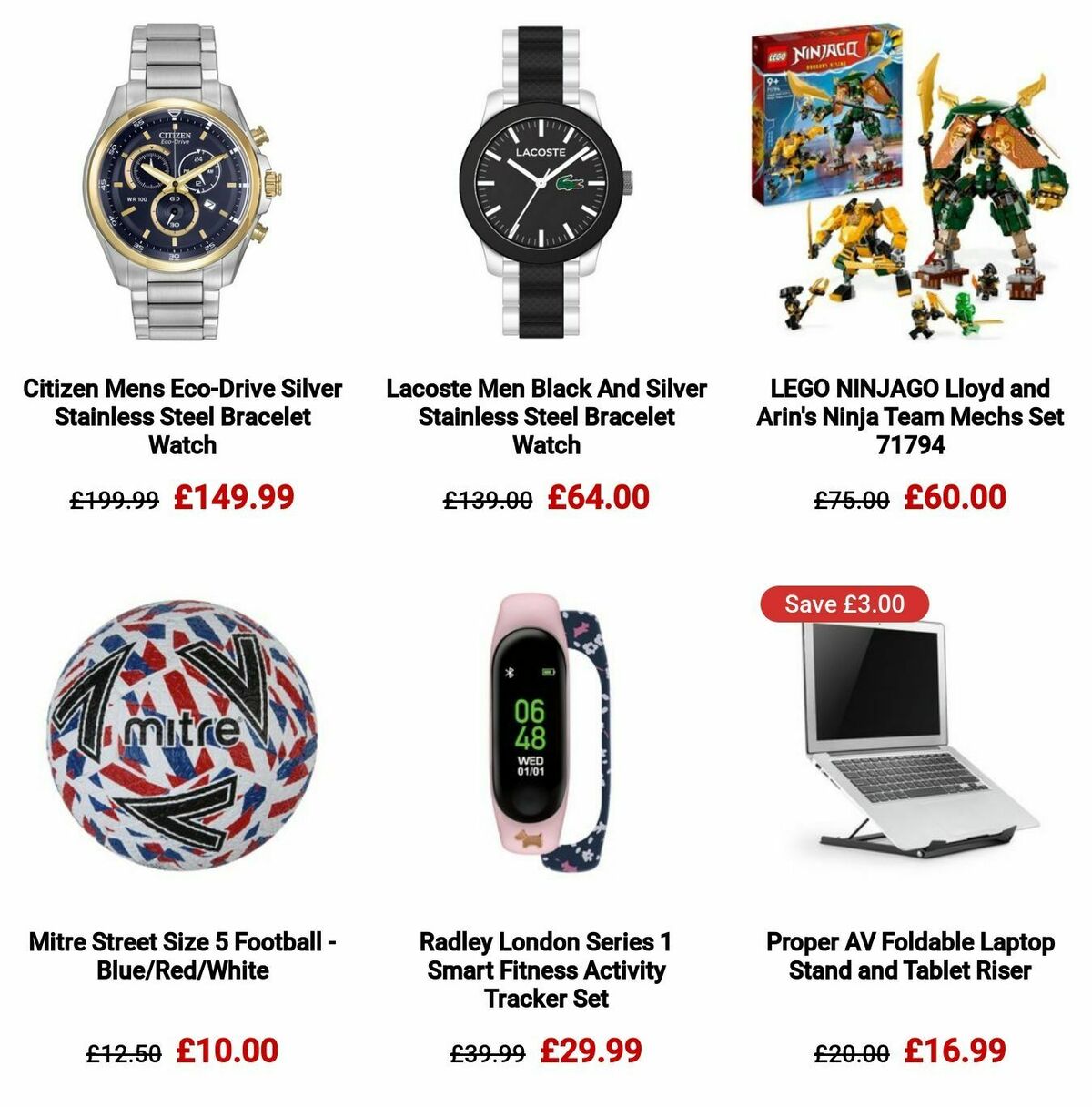 Argos Offers from 2 January