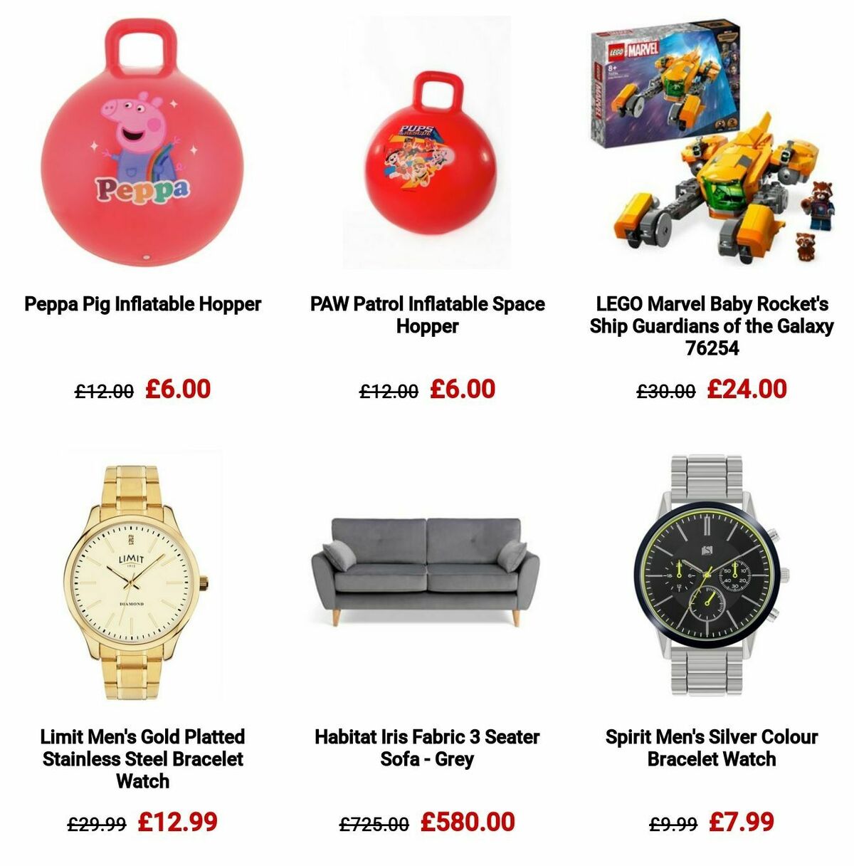 Argos Offers from 2 January