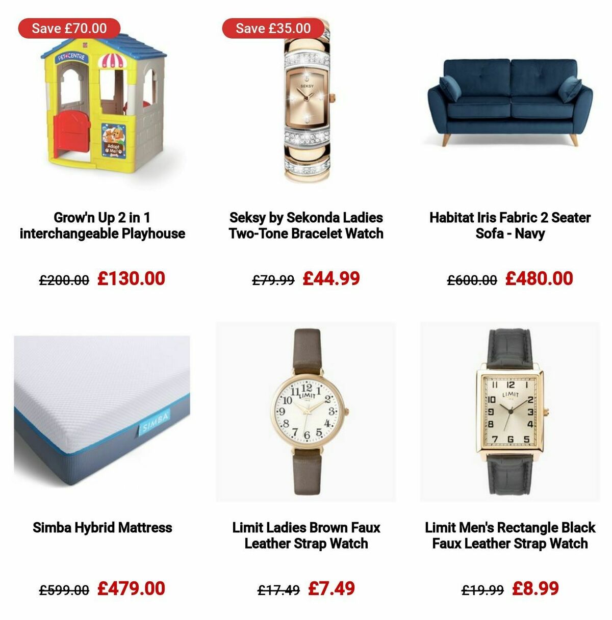 Argos Offers from 2 January
